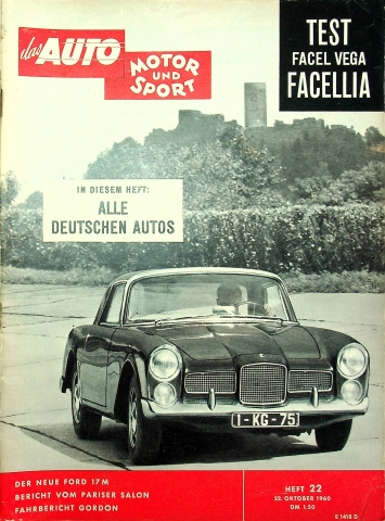 Deckblatt Auto Motor und Sport (22/1960)
